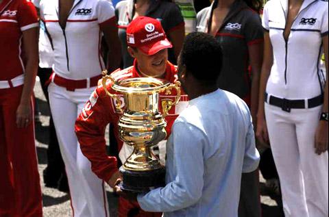 ‘Michael Schumacher in beeld als coureur bij Mercedes GP’