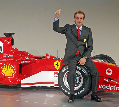 'Luca Badoer rijdt ook voor Ferrari in Spa-Francorchamps'