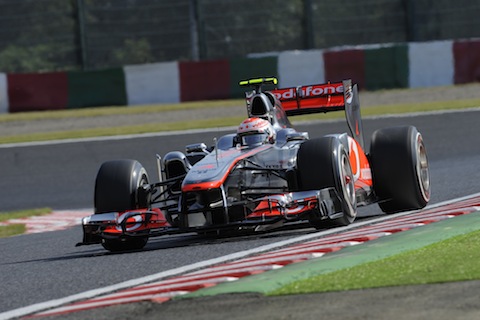 McLarens wisselen versnellingsbak, gridstraf Button in Japan