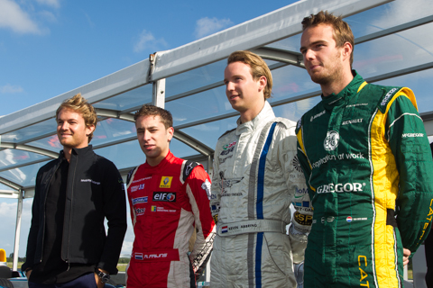 Talenten en topcoureurs bij FIA iMobility Challenge op Vliegveld Valkenburg