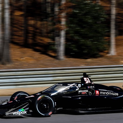 Grosjean crasht bij debuut in Indycar Barber Motorsports Park
