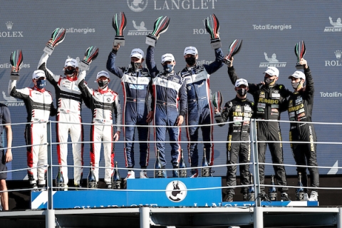 210718 WEC race LMP2 podium