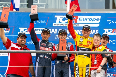 Podium Tom Coronel TCR Europe Spa Francorchamps