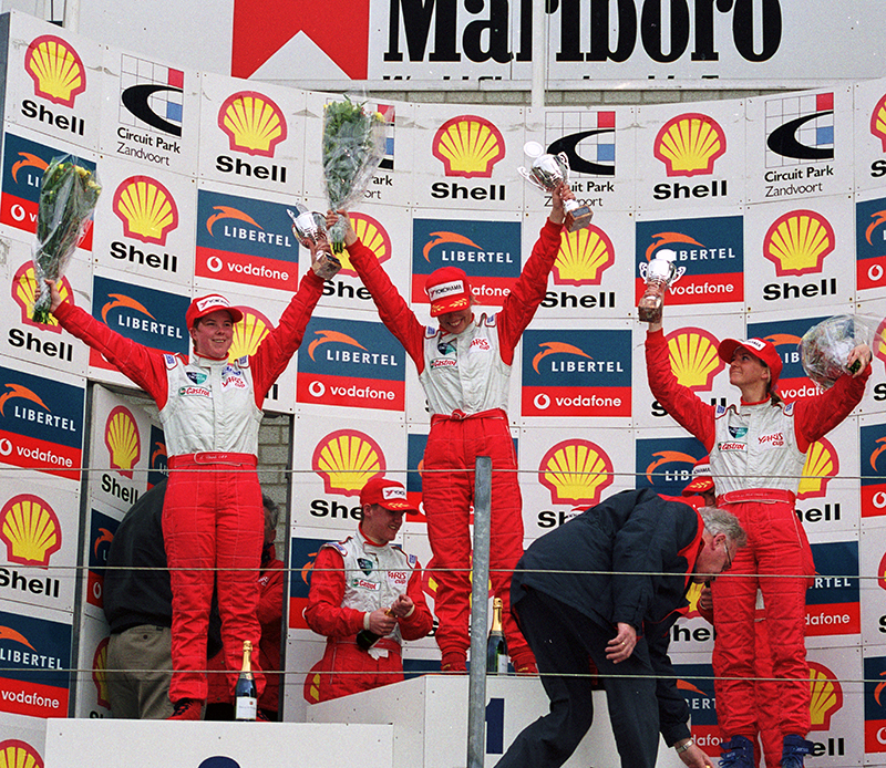 podium dames