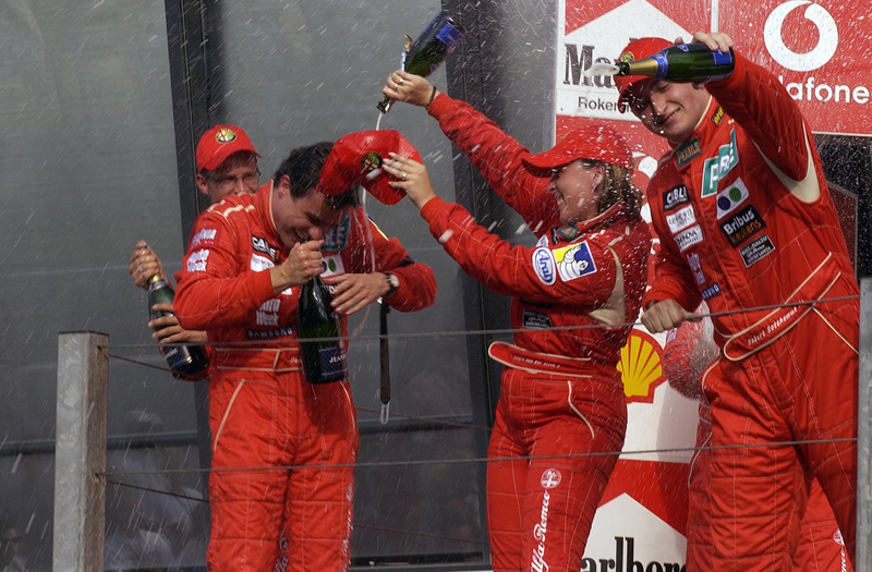 champagne douche