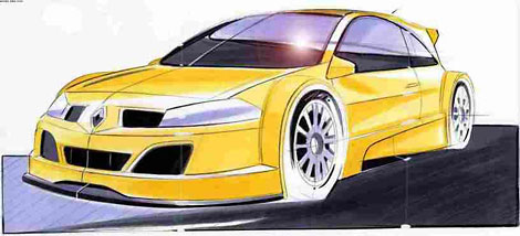 Renault komt in 2005 met een nieuwe toerwagen Europa Cup