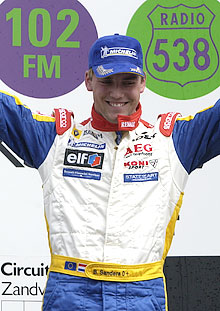 5437 Sanders podium