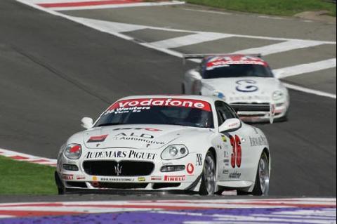  Sandor van Es in actie op Spa 