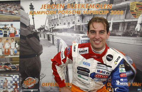 Jeroen Bleekemolen in 2009 in Duitse Porsche Carrera Cup