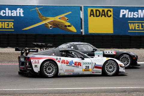 ADAC GT Winnende Corvette duel