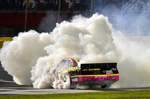 2012_clint_bowyer_burn_out