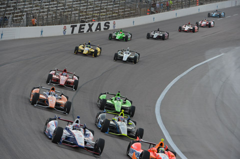 2013 Indycar Texas View