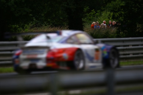 130622 LM24 8h Porsche struiken