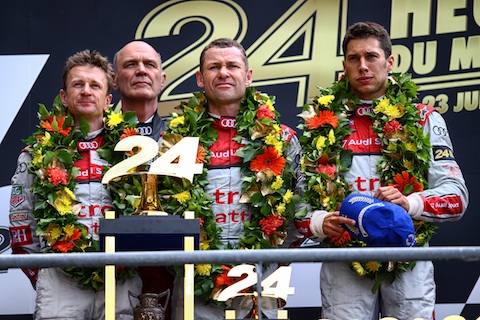130623 LM24 Finish Winners podium