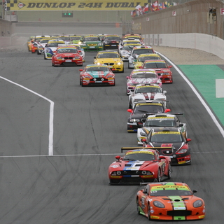 just after the start