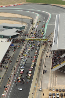 start grid from helicopter