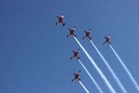 Groeten Bathurst vliegshow