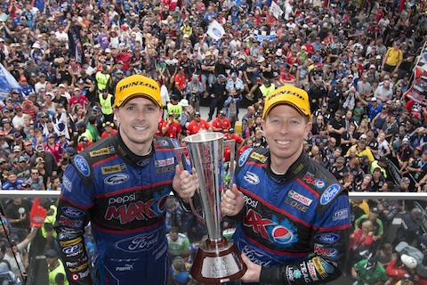 131013 Bathurst Race winners podium
