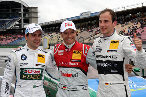 DTM R1 Hockenheim Farfus Scheider Vietoris