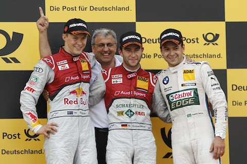 130804 DTM Moscow Race Podium