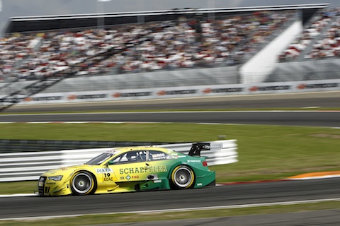 130804 DTM Moscow Rockenfeller actie