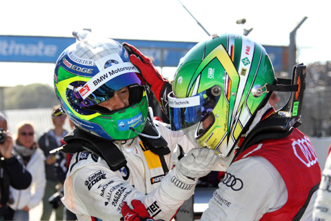2013 Farfus Rockenfeller vreugde
