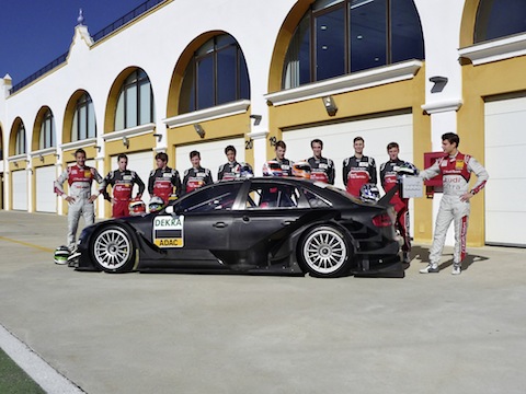 Robin Frijns test voor Audi in Monteblanco