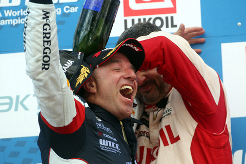 Tom Coronel - Moskou podium