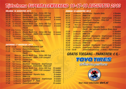 480 tijdschema DNRT