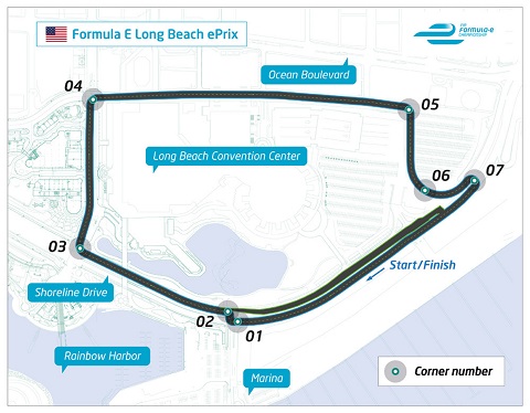 2. The Long Beach Formula E circuit
