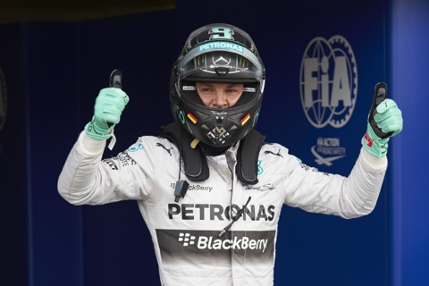 Rosberg duimpjes