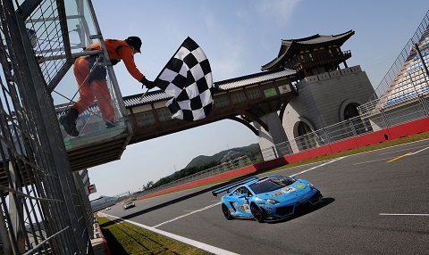 GTAsia Korea Takuma Aoki wins med