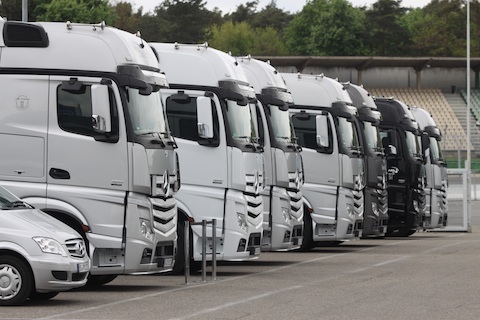 140415 DTM Test Hock MB Trucks