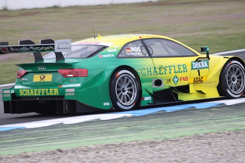 140415 DTM Test Hock Rockenfeller action