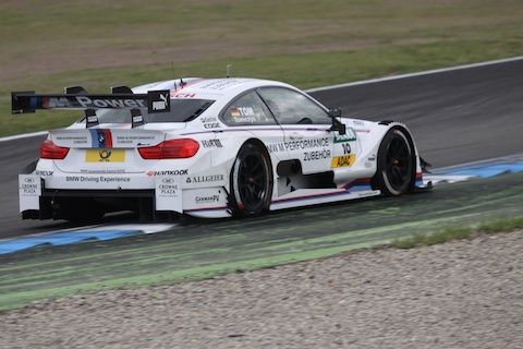 140415 DTM Test Hock Tomczyk action