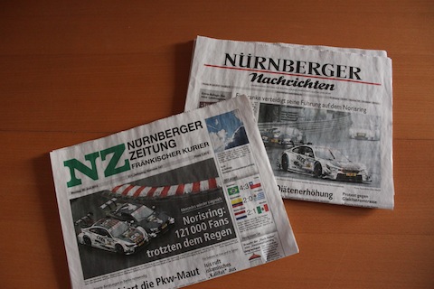 140702 Groeten Norisring kranten