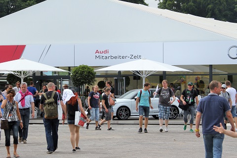 2014 Audi Mitarbeiter Zelt