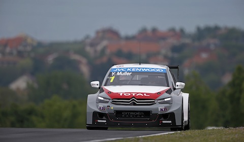 Citroën 1-2-3 in kwalificatie Hungaroring, achtste startplaats Coronel