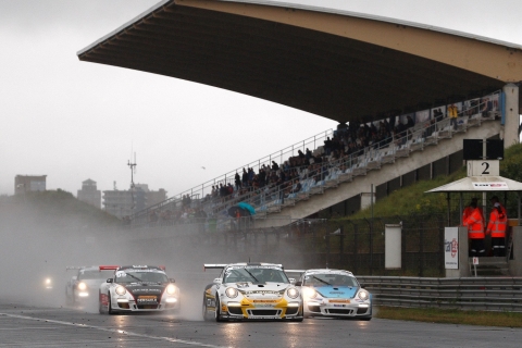 GT3NL Zandvoort Masters start in de regen 140706