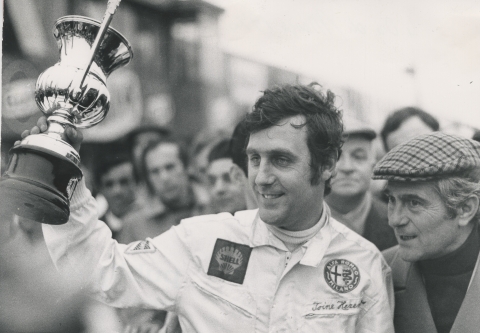 4 Ore di Monza Hezemans su GT Am primo assoluto 1970 PUBLIFOTO