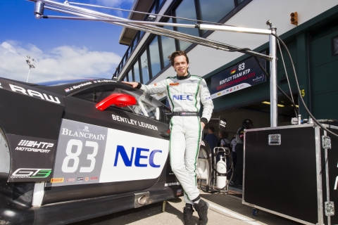 GT3.nl Max van Splunteren en zijn NEC Bentley Continental GT3 - Misano 151003