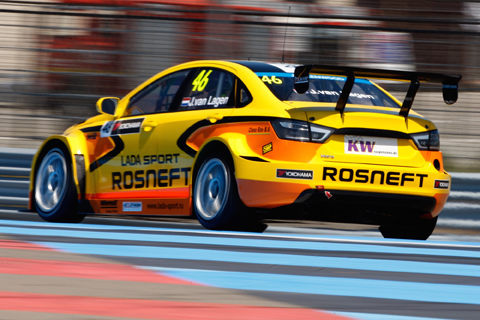 Jaap van Lagen beste Lada-coureur op Paul Ricard