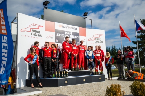 Overall podium