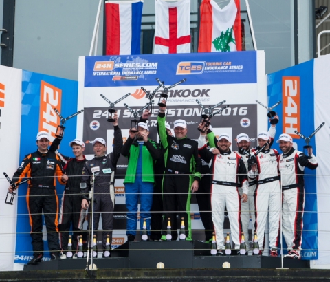 Overall podium Hankook 24H SILVERSTONE 2016 800pix