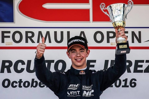 KTF-talent Richard Verschoor sluit Spaans F4 kampioenschap af in stijl met drie keer winst in Jerez