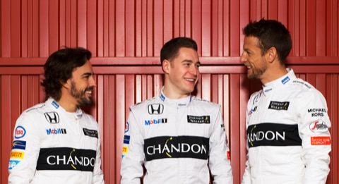 Alonso Button Vandoorne