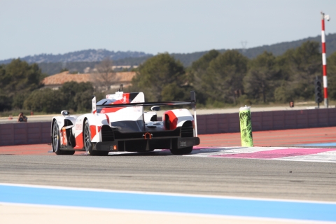 160326 WEC Test Toyota lage achtervleugel