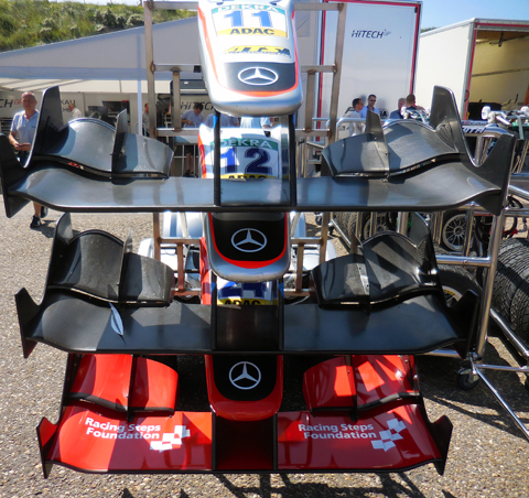mercedes f3 voorvleugels