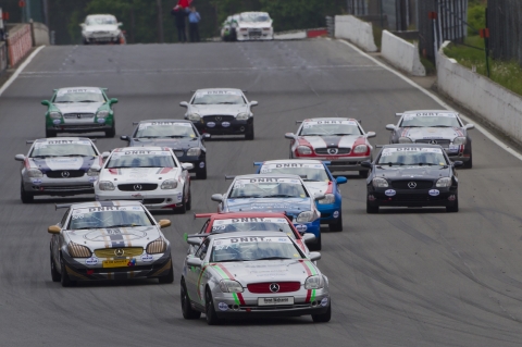 Mercedes-Benz SLK Cup biedt ook in Zolder spannende races