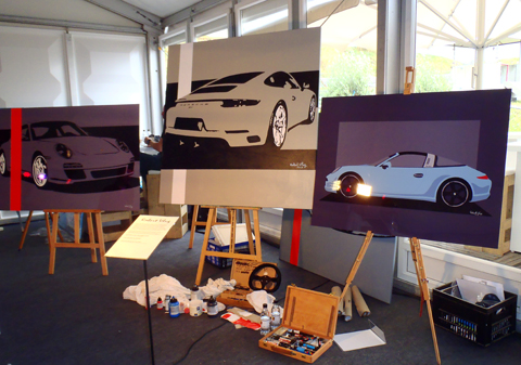 480 porsche kunst